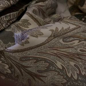 Pottery Barn duvet and shams